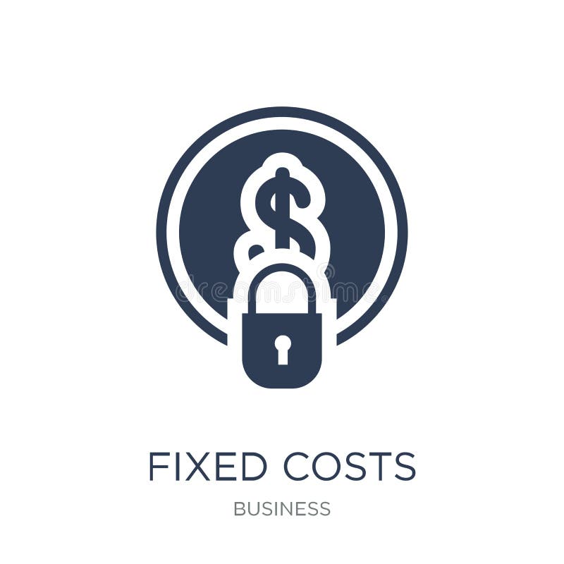 Fixed costs. Business fixed costs. Fix costs. Fixed Price icon.