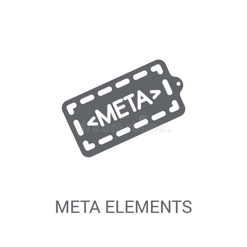 Meta icon. Мета элемент