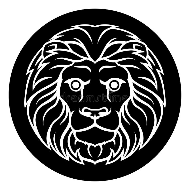 Подпись Лев. Гороскоп "Лев". Lion in circle logo. Гороскоп лев на 16