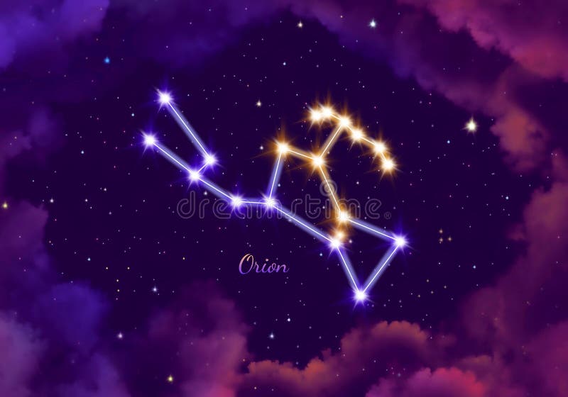 Созвездие 55. Самая яркая звезда в созвездии Орион. Нарисовать Созвездие Орион. Как называются две яркие звезды в созвездии Орион. Созвездия картинка с названиями и изображениями созвездий.