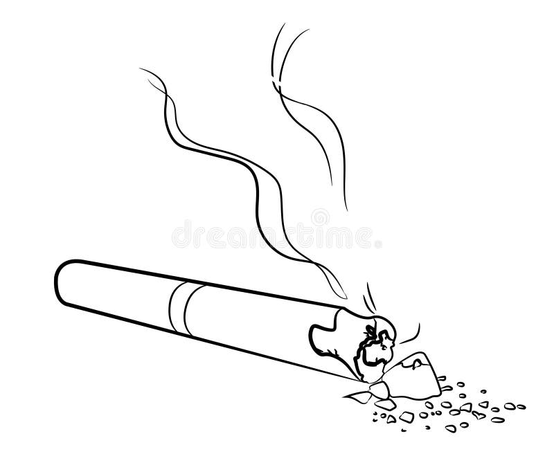 Как рисовать сигаретный дым