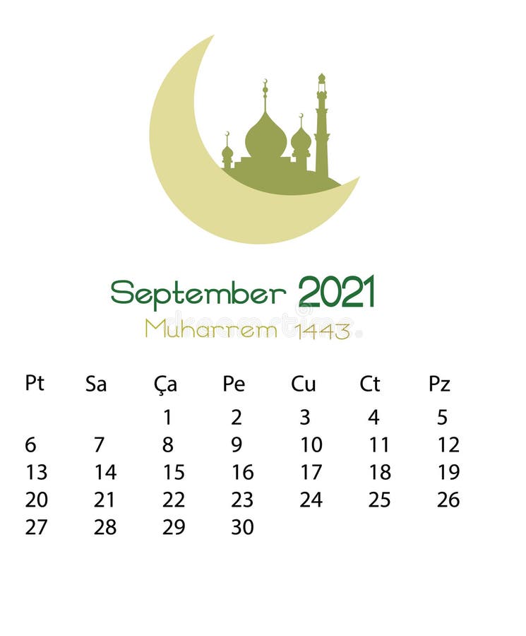 Исламский календарь на 2025 год по месяцам Исламский календарь на май 2021 года Иллюстрация вектора - иллюстрации насчитыва