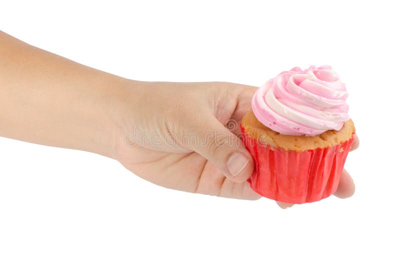 Cake on the hand