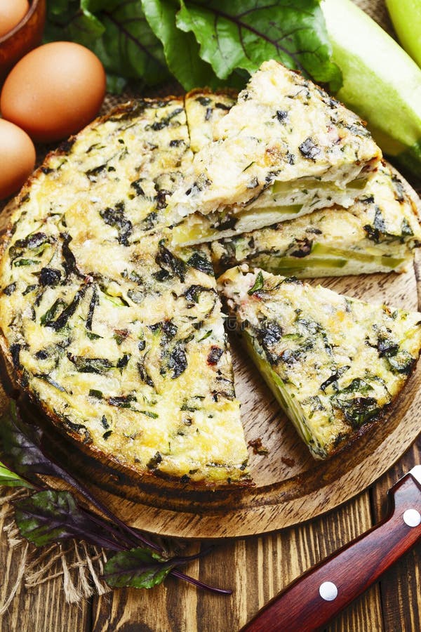 Пирог с цукини и сыром