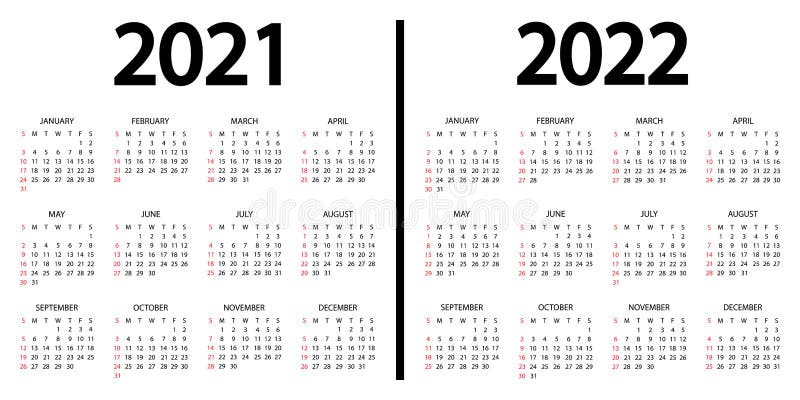 Календарь на 20212022 лет . Неделя начинается в воскресенье. Ежегодный  календарь на 2021 год 2022 шаблонов. Календарь стены с абст Иллюстрация  штока - иллюстрации насчитывающей ежемесячно, офис: 201694625