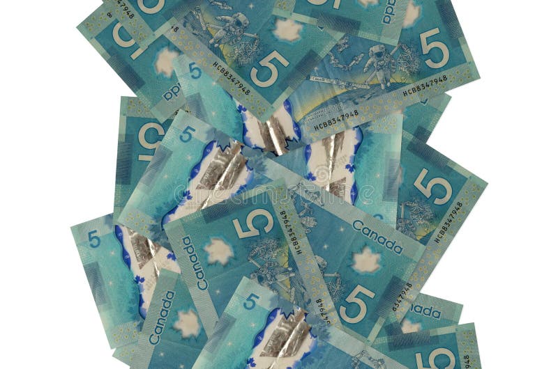 Banknotes Falls. Канадский доллар в тенге
