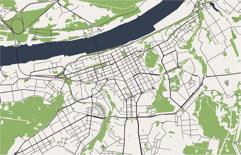Пермь векторная карта