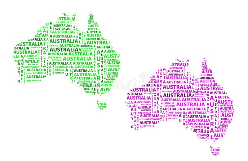 Пятый континент текст. Слово Австралия красивыми буквами.