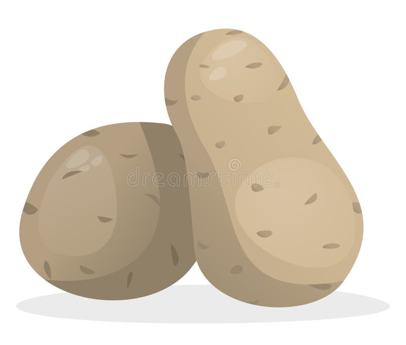 Вектор картофель характеристика. 2 Potatoes вектор. Рисунок картофеля в форме буквы с.