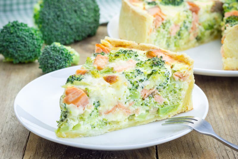 КИШ С брокколи и сыром