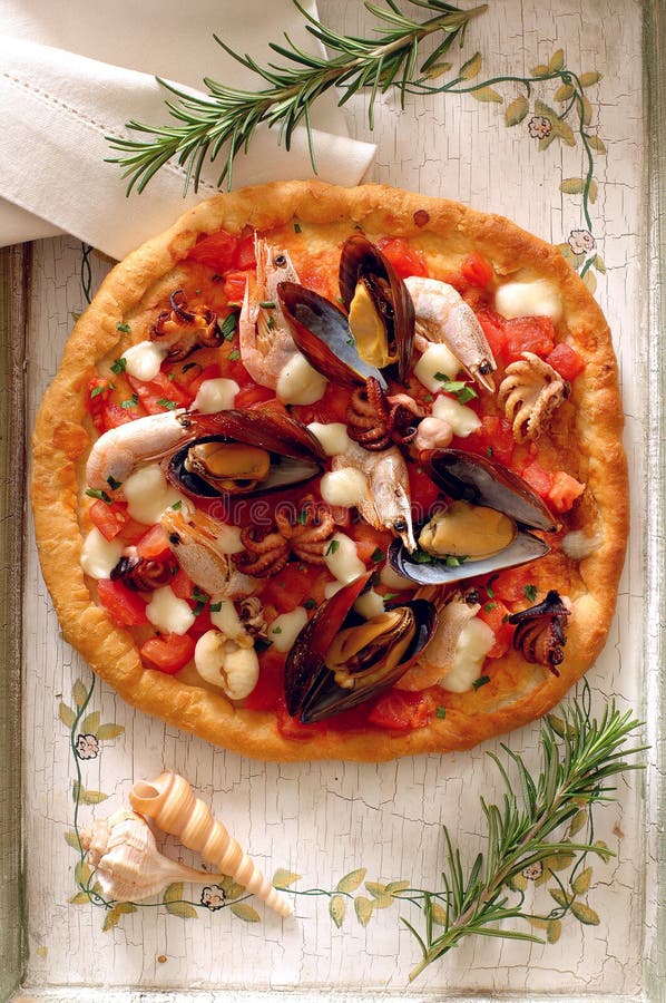 Frutti de mare пицца