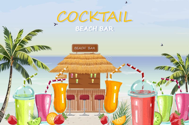 Фреш бар на пляже