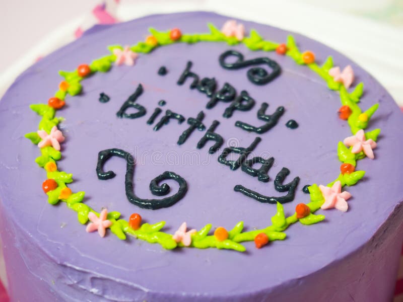 Корейский торт Happy Birthday