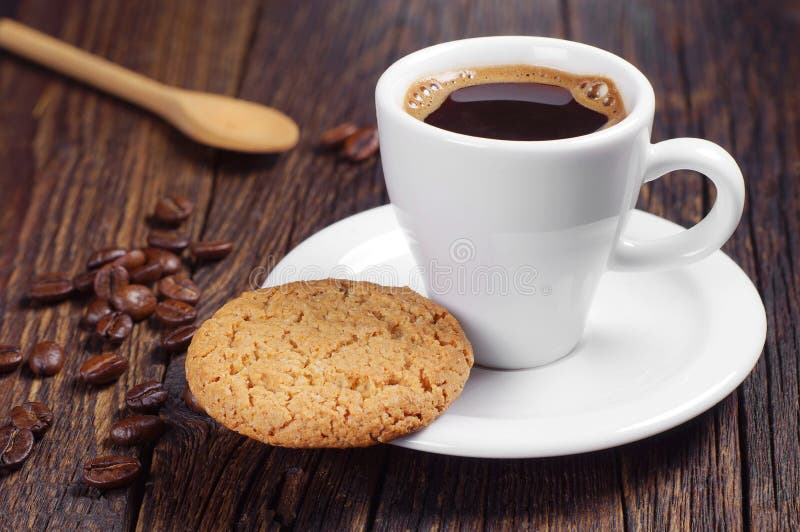 Кофе с овсяной печенькой