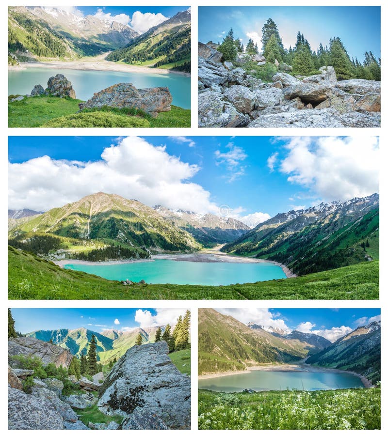 Горная местность для коллажа