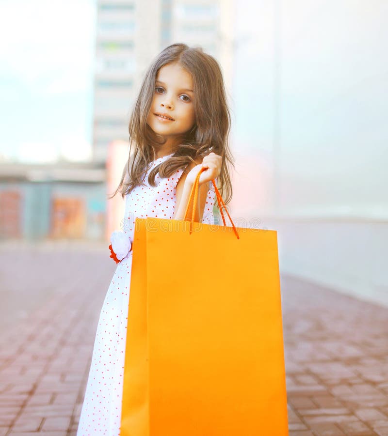 Youngest girls shopping