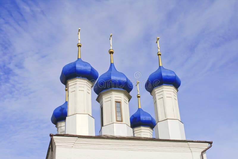 Тверь храм с синими куполами
