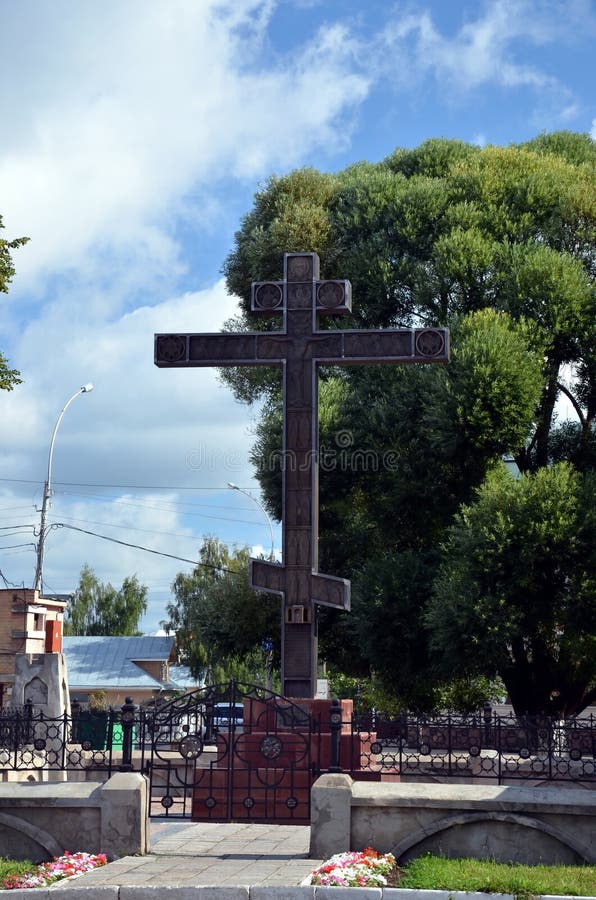 Памятный крест Переславль Залесский