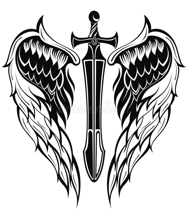 Символ два крыла. Меч с крыльями тату эскиз. Меч тату эскиз. Меч с крыльями. Тату меч с крыльями.
