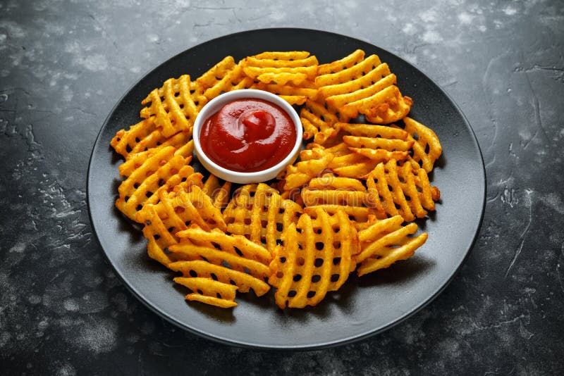 How Waffle Fries Cut