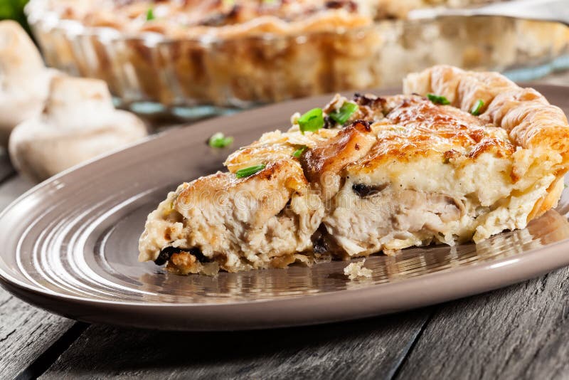 Кусок пирога с мясом