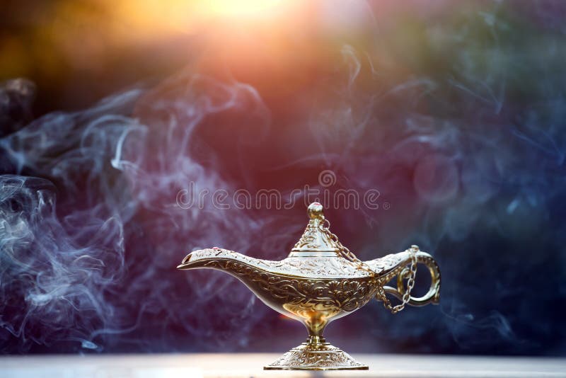 Aladdin Lamp in hand