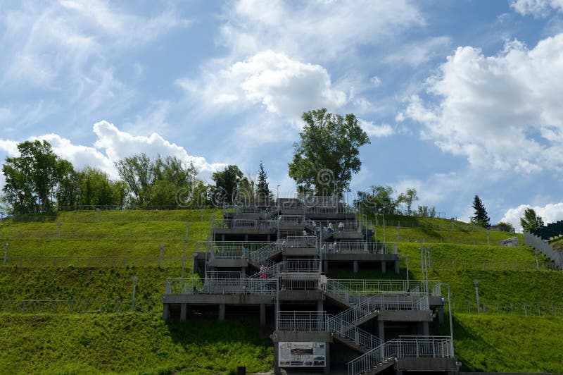 Барнаул лестница в нагорный парк