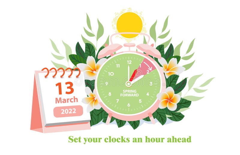 Кинь час. Spring ahead. [File] Daylight-savings-Spring-forward.mp4. And time begins.