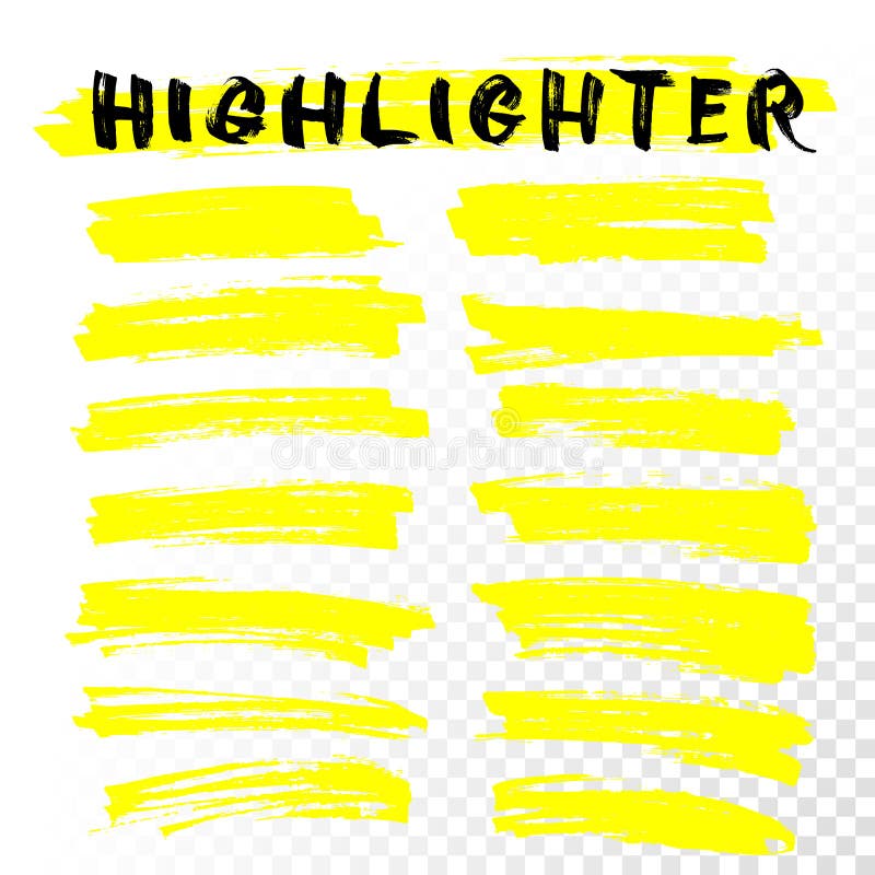 Текст в желтом выделении. Выделение маркером. Линия маркером. Желтый штрих. Желтый маркер линия.