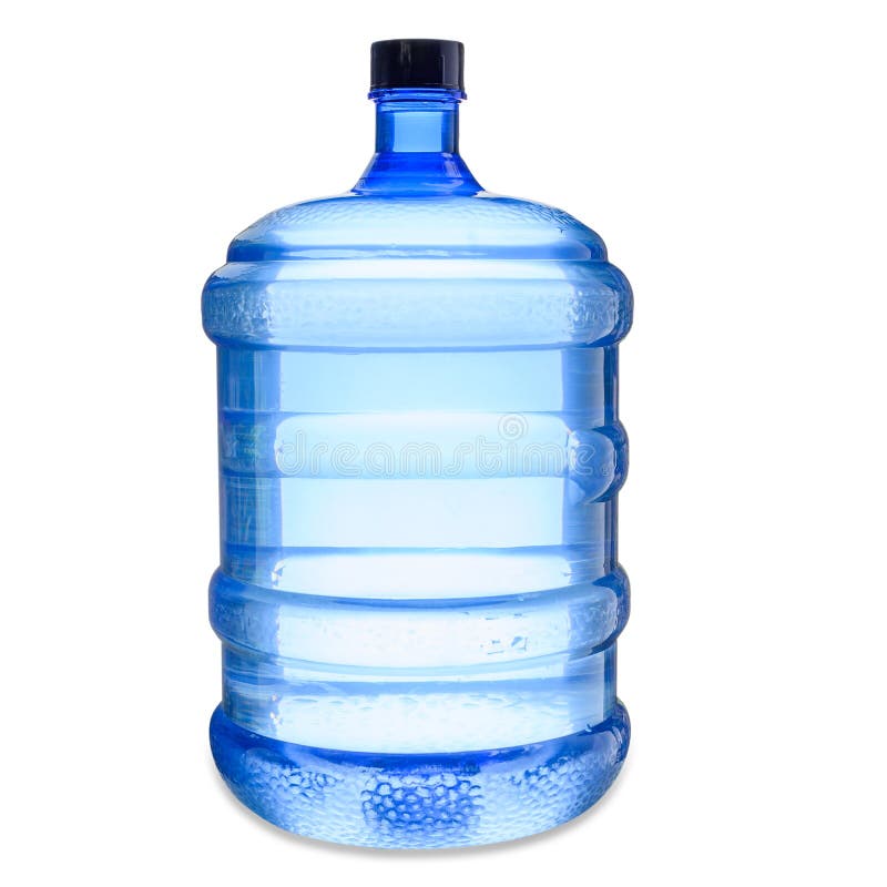 В бутылке закрытой крышкой находится вода