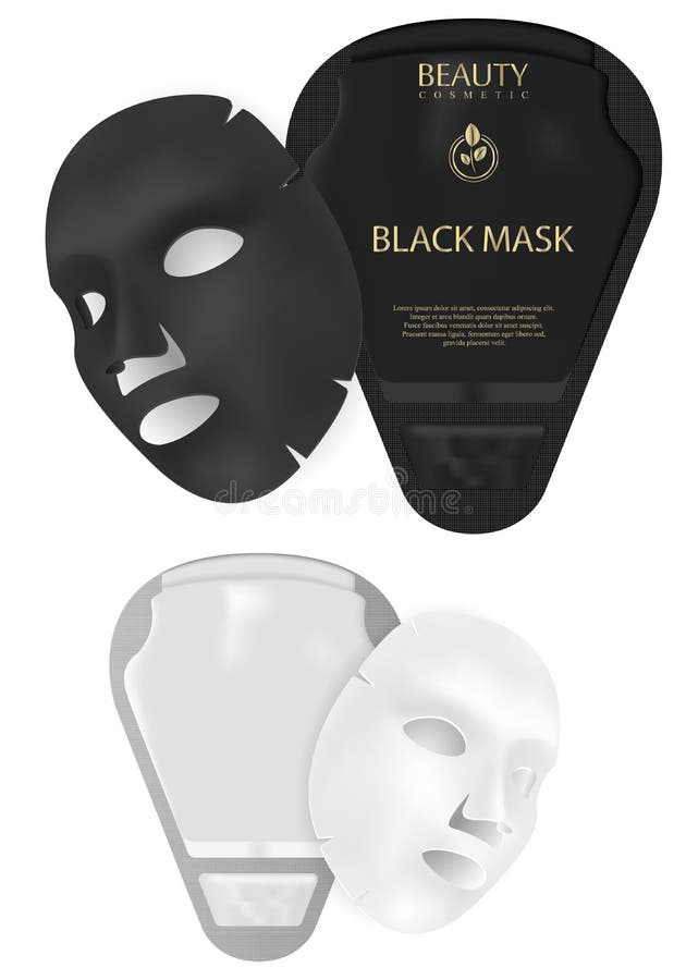 Черная маска косметика