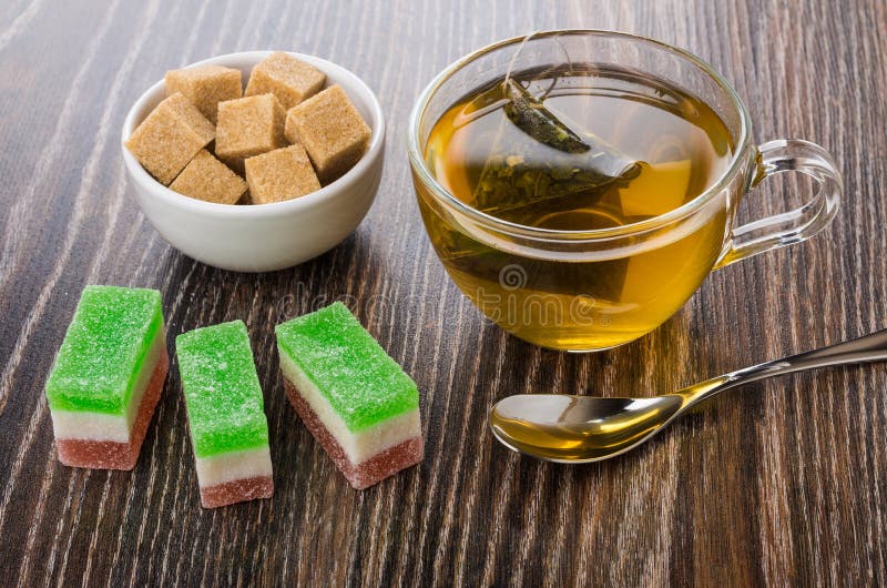 Чай с мармеладом