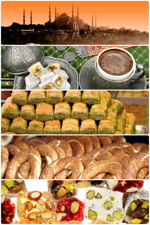 Коллаж мусульманские сладкие блюда