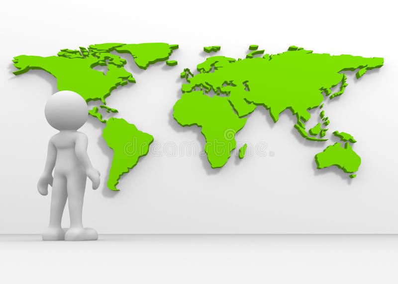 Карта с человечком ходить по улицам