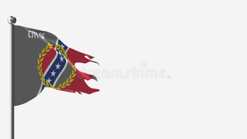 Монгомери Алабама (Montgomery Alabama 3D) размахивает изображением флага на...