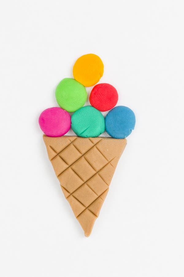Мороженое пластилина стоковое изображение. изображение насчитывающей люди - 42502765