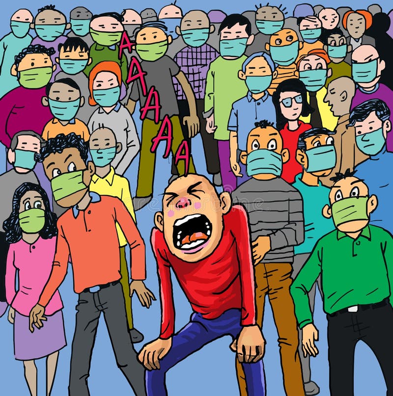 Миньоны в пещере. Очередь иллюстрация. ). Толпа мультяшных людей. Симпсоны в кино 2.