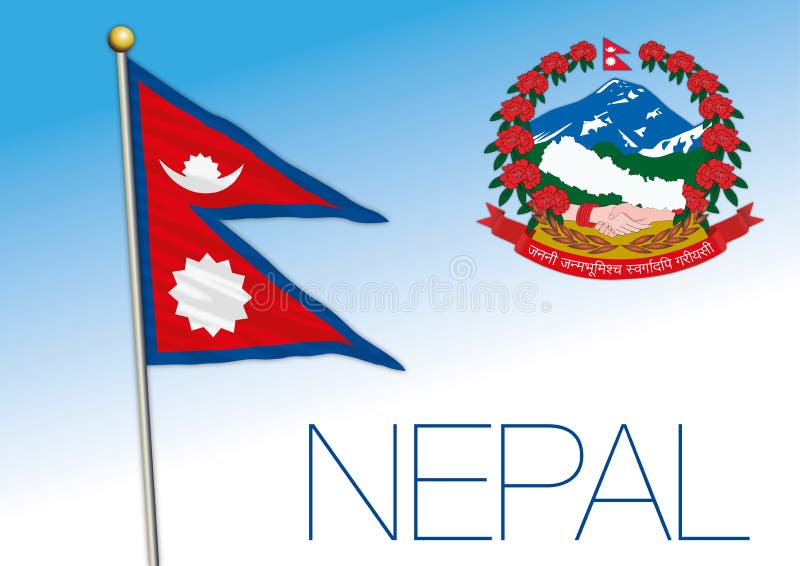 Флаг Непала Фото Картинки