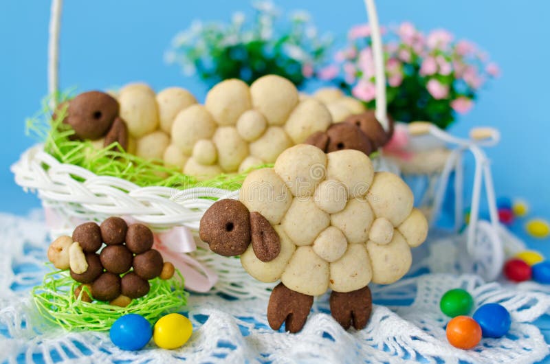 Пасхальное печенье овечки