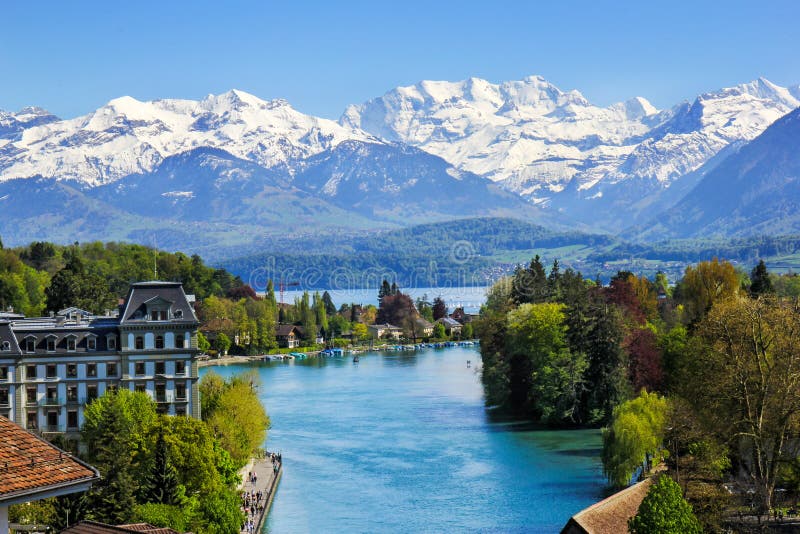 Город Thun Швейцария