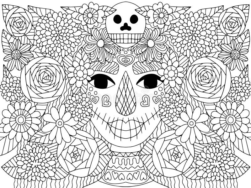 skulls coloring pages