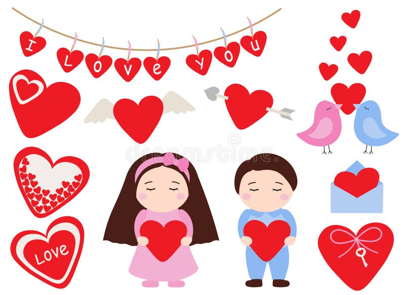 Hearts Stickers. Valentine's Sticker. Stickers Printable PNG By  IrinaShishkova