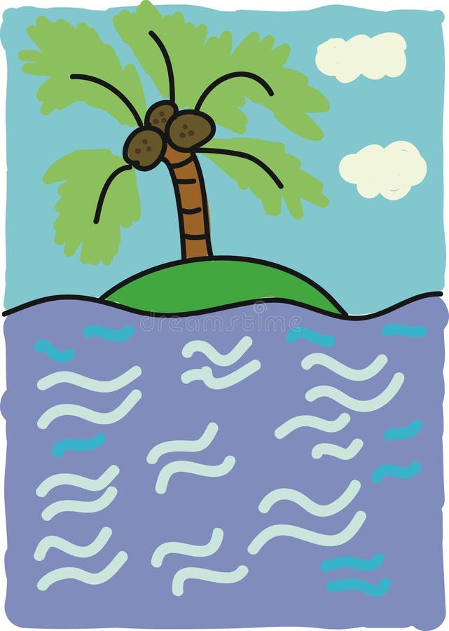 Каким вы представляете остров. Остров Удрест рисунок. Остров рисунок 2 класс. Иллюстрация острова Удресте. Остров Удрест рисунок лёгкий.