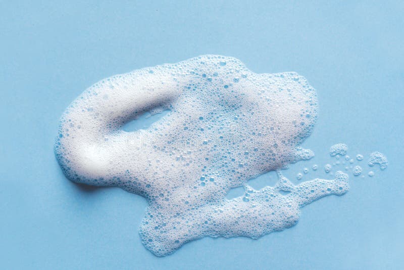 Текстура Foam hl. Photo face Cleansing Mousse Sample White Cleanser Foam Bubbles on Blue background. Очищающие муссы текстура. Mousse texture. Чем отмыть пенопласт