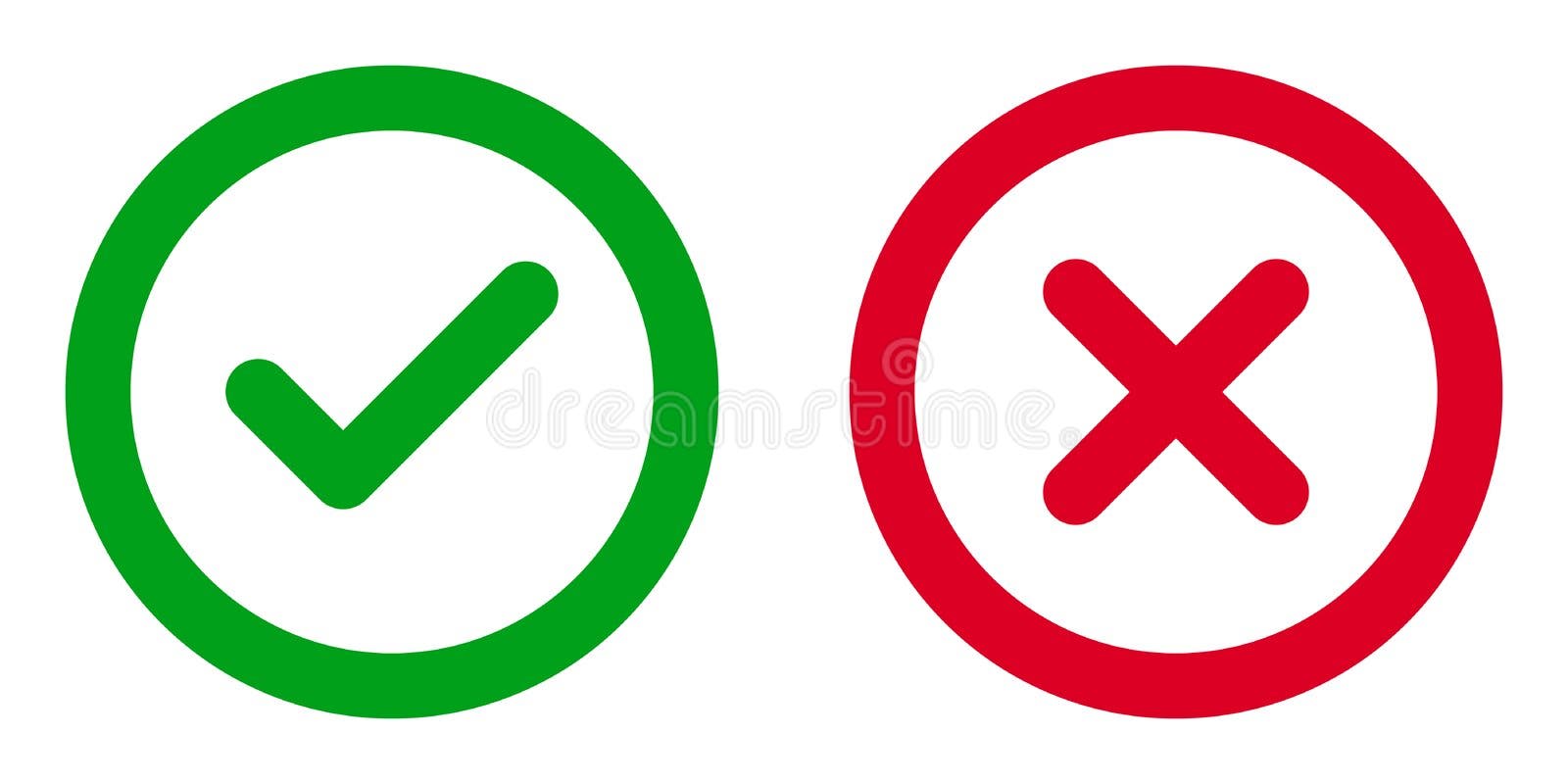 Звук правильно неправильно. Rejected icon. Approve or reject.