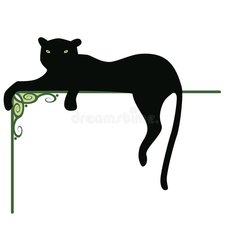 Кошка багира рисунок