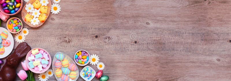 Easter Eggs, Candy and Sweet