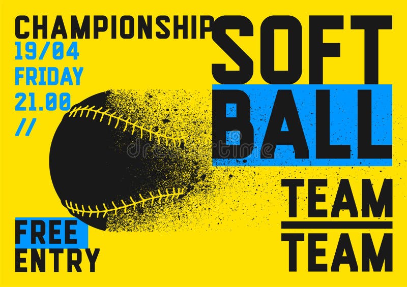 Team sport banners with balls Royalty Free Vector Image