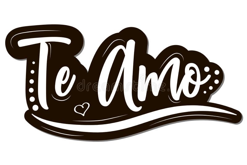 Te Amo Stock Illustrations 124 Te Amo Stock Illustrations