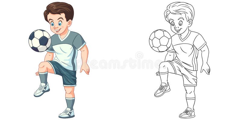 1460 Boy Playing Football Sketch Images Stock Photos  Vectors   Shutterstock